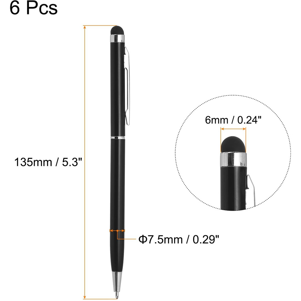 2-in-1 Metal Stylus Ballpoint Pen | Customised Pen with Name & Logo - Corporate Gift