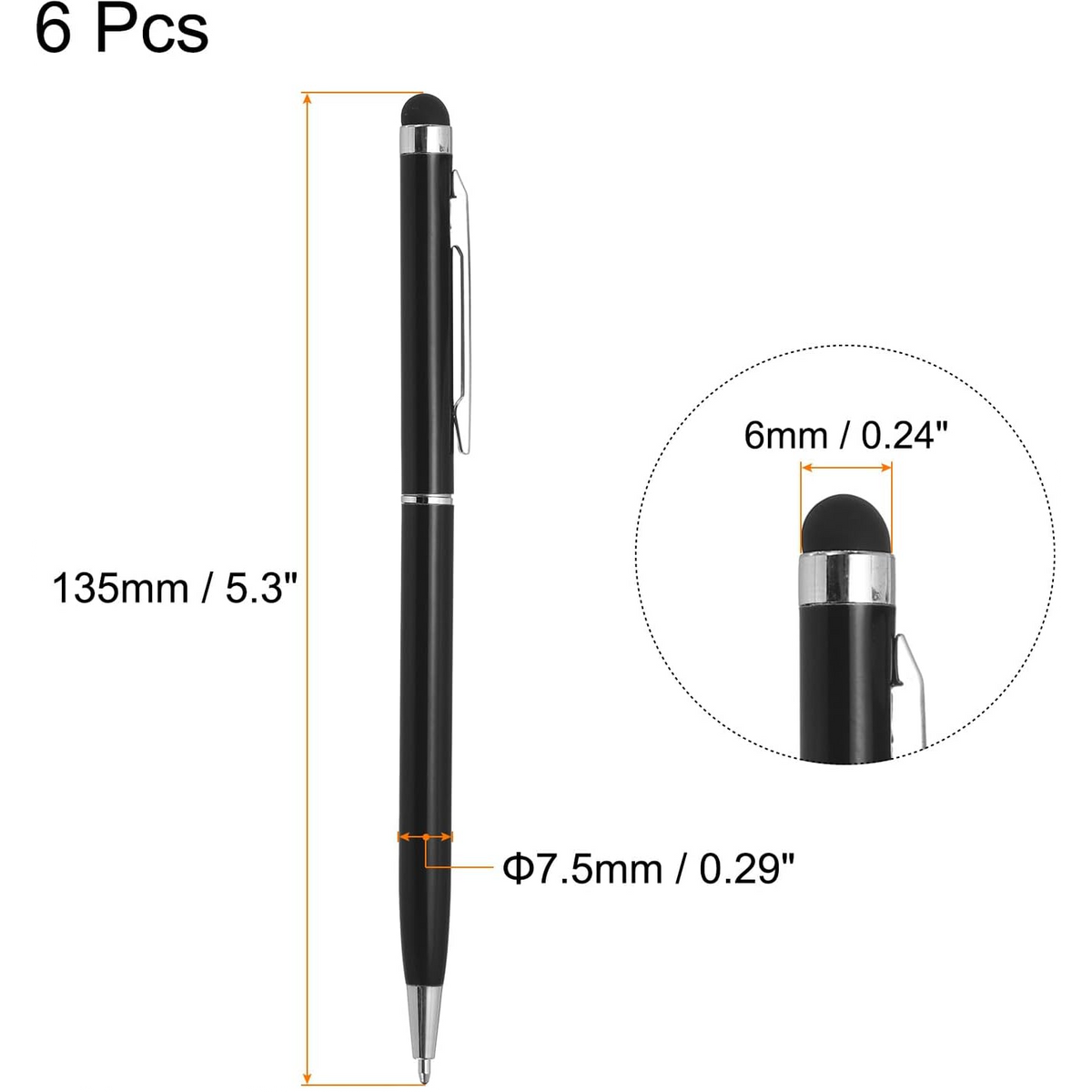 2-in-1 Metal Stylus Ballpoint Pen | Customised Pen with Name & Logo - Corporate Gift