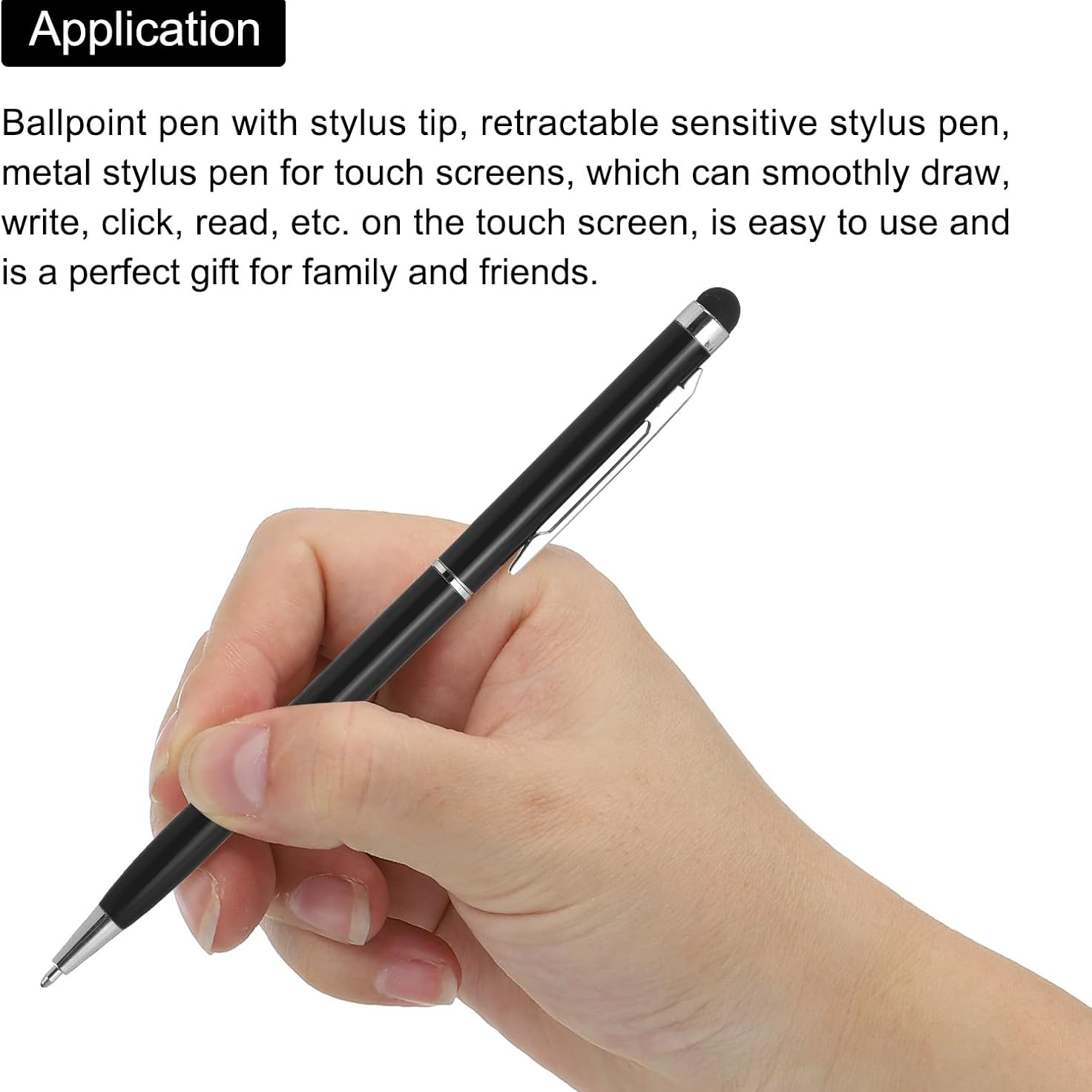 2-in-1 Metal Stylus Ballpoint Pen | Customised Pen with Name & Logo - Corporate Gift