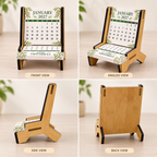 Bamboo Chair-Shaped Seed Paper Calendar – Eco-Friendly Corporate Gift