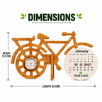 Bamboo Cycle Calendar & Watch with Seed Paper – Sustainable Corporate Gift