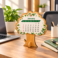 Bamboo Tree-Shaped Seed Paper Calendar – Eco-Friendly Corporate Gift