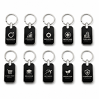 Branded Metal Keychain – Custom Name & Logo Engraving