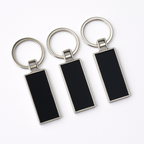 Custom Rectangular Metal Keychain – Branded Business Gift