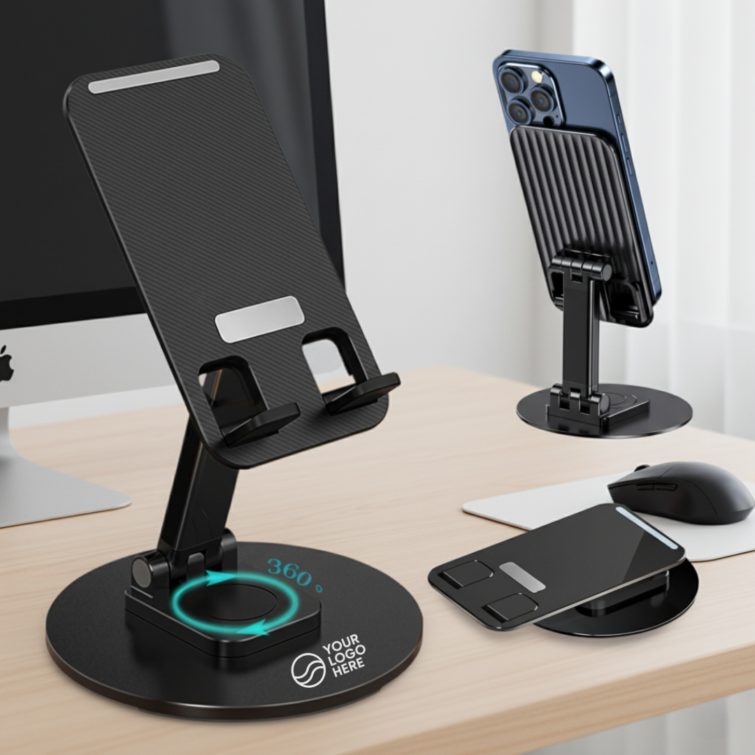 360° Rotatable Foldable Mobile Stand Perfect for Corporate Gift