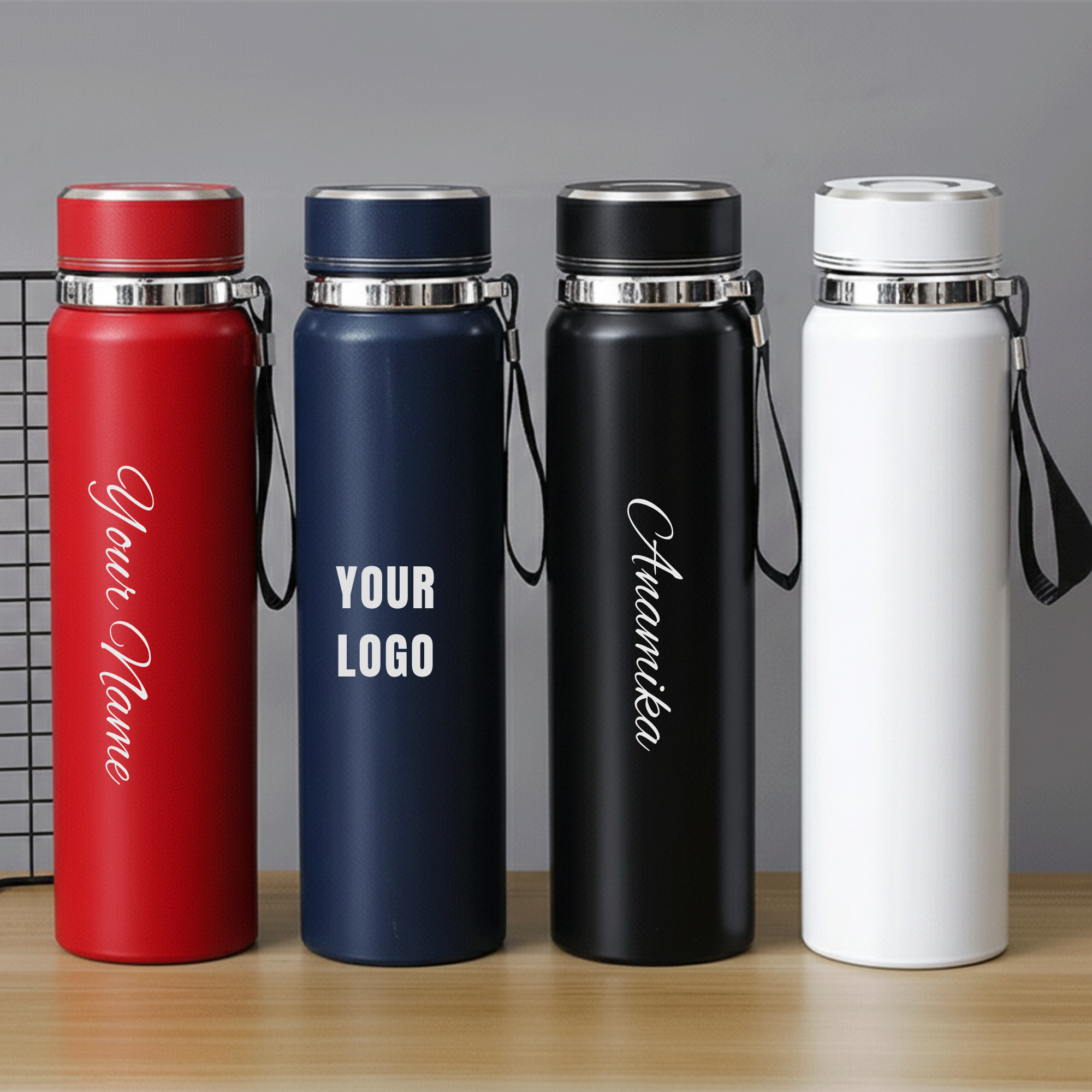 Double Layer Vacuum Bottle 1000ml – Hot & Cold Drinks