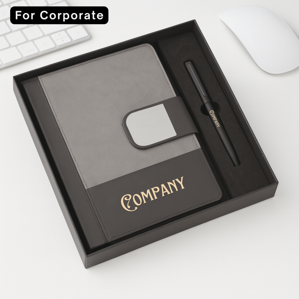 Luxury Metal Pen with A5 Diary | Ideal Corporate Gift Combo