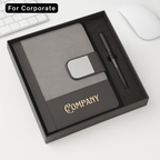 Personalized A5 Diary & Metal Pen Set – Corporate Gift