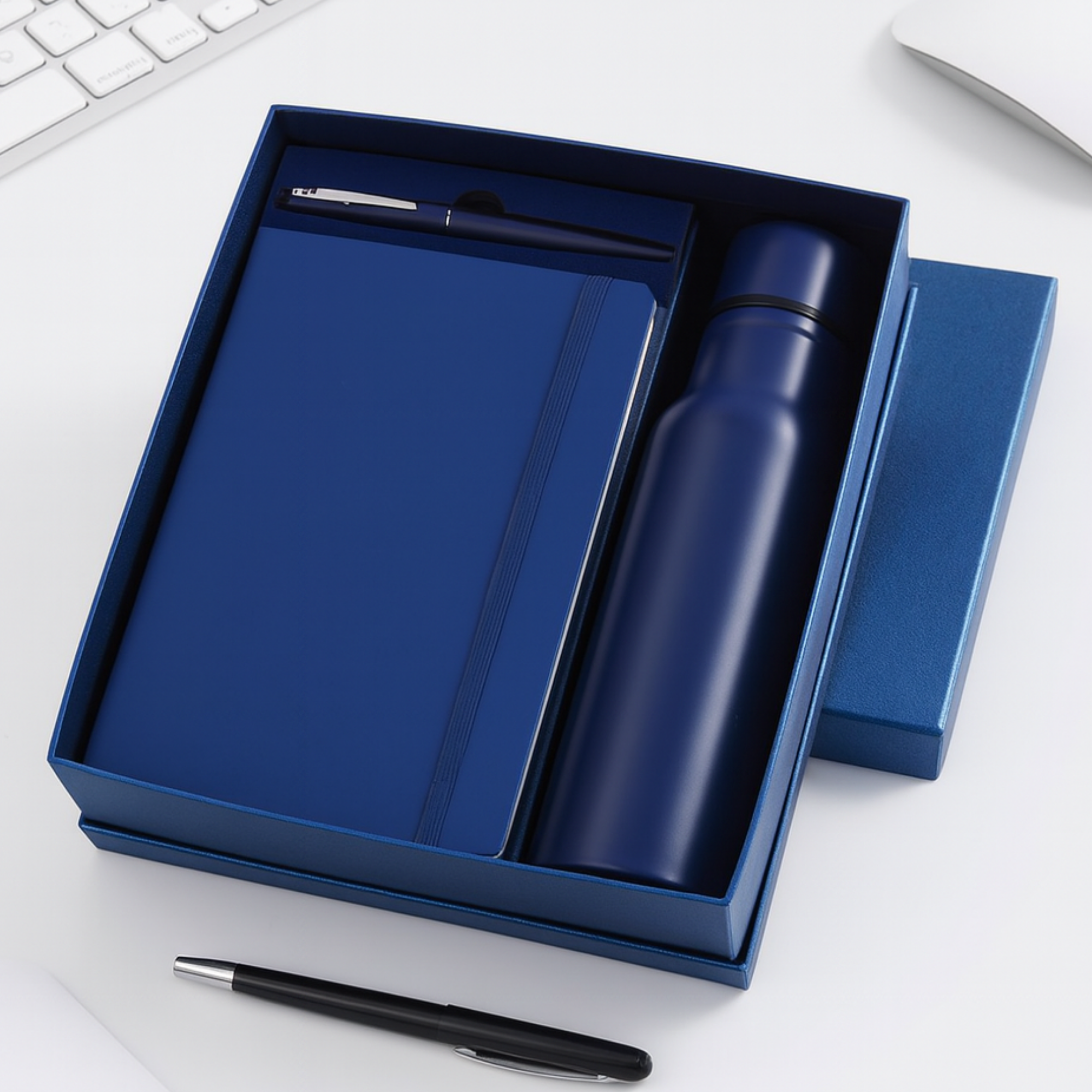 3 in 1 Personalized Corporate Gift Set | Diary, Pen & Bottle