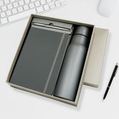 3-Piece Personalized Office Gift Set – 500ml Bottle, Diary & Pen