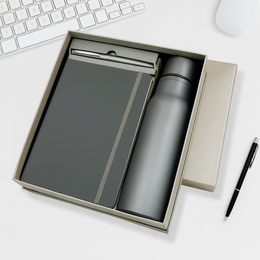 3-Piece Personalized Office Gift Set – 500ml Bottle, Diary & Pen