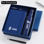 3-Piece Personalized Office Gift Set – 500ml Bottle, Diary & Pen