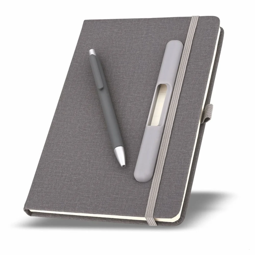 Professional A5 Notebook & Pen with Built-in Pen Slot | Corporate Gifts
