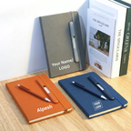 A5 Professional Notebook & Pen Set – Integrated Pen Holder