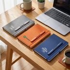 A5 Professional Notebook & Pen Set – Integrated Pen Holder
