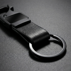Matte Black Metal Keychain – Custom Branded Corporate Gift