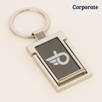 2-in-1 Metal Keychain & Mobile Stand – Corporate Promotional Gift