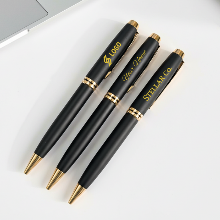 Customised Premium Metal Pen – Name & Logo Engraving