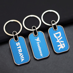 Blue Metal Keychain – Personalized Corporate Gift