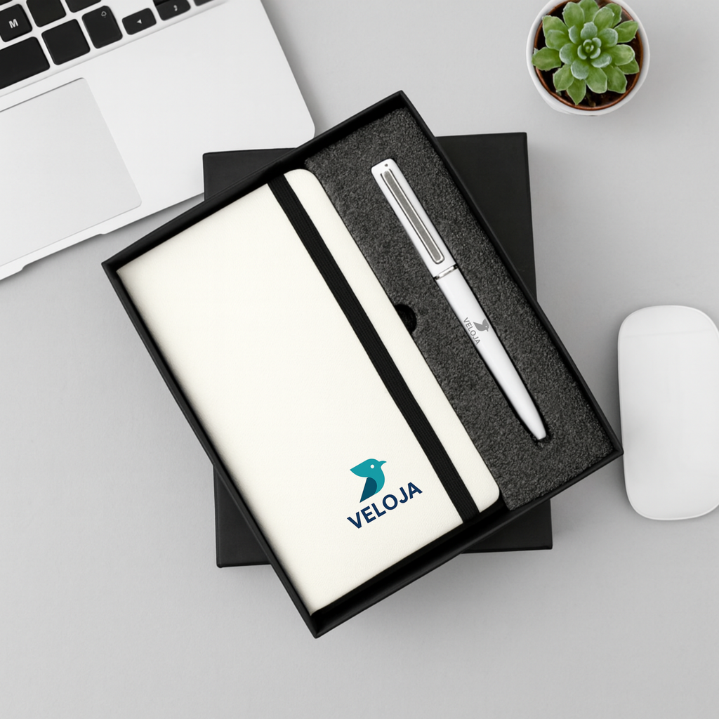 Corporate Diary & Pen Gift Set for Employees & Client Gifting