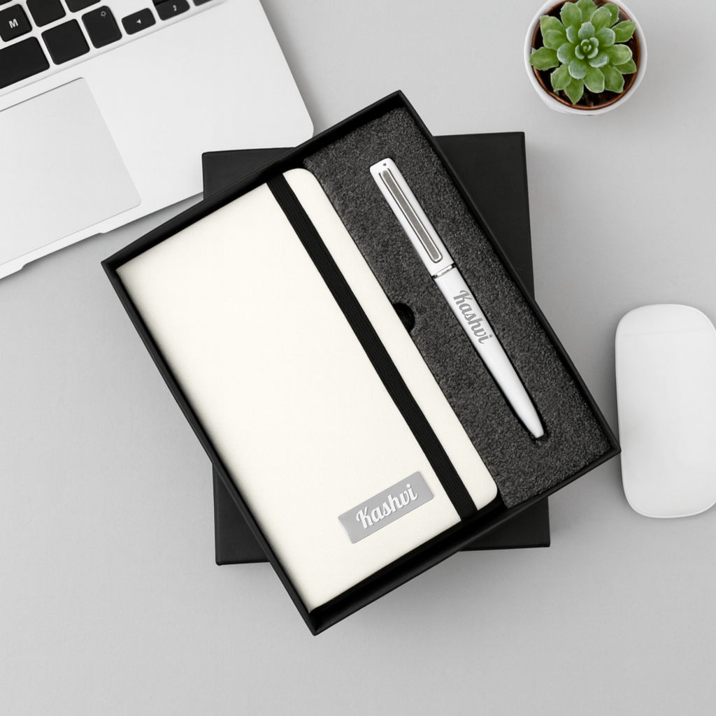 Corporate Diary & Pen Gift Set for Employees & Client Gifting