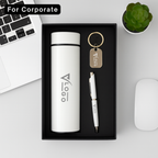 Custom Bottle, Pen & Keychain Corporate Gift Combo