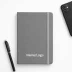 Personalized A5 Notebook – Grey
