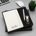Employee Appreciation Gift Set – Personalized Diary, Pen & Keychain