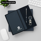 Employee Appreciation Gift Set – Personalized Diary, Pen & Keychain