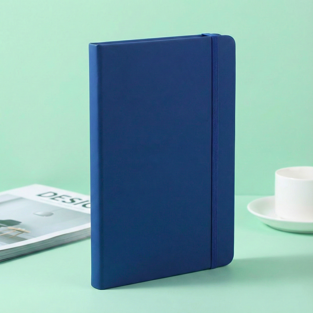 Personalized A5 Notebook – Navy Blue