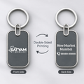 Branded Metal Keychain – Custom Name & Logo Engraving