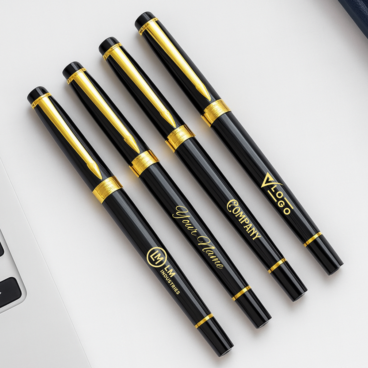 Black Series Luxury Pen | Personalised Engraved Metal Pen for Gifting