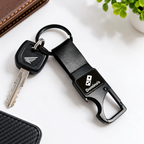 Matte Black Metal Keychain – Custom Branded Corporate Gift