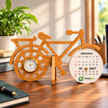 Bamboo Cycle Calendar & Watch with Seed Paper – Sustainable Corporate Gift