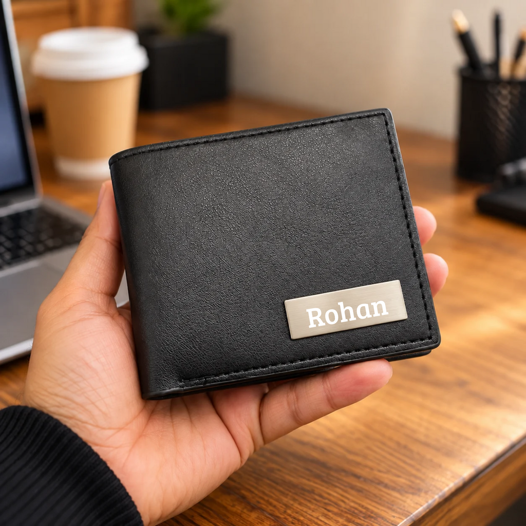 Men's Personalized Wallet | Customize with Your Name | Corporate Gift