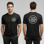 Corporate Customized T-Shirt with Logo | Premium Round Neck
