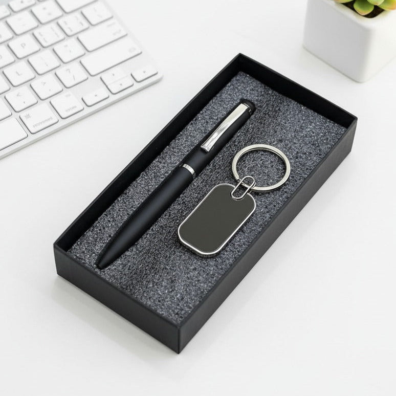 Personalized Pen & Keychain Set - Corporate Gift