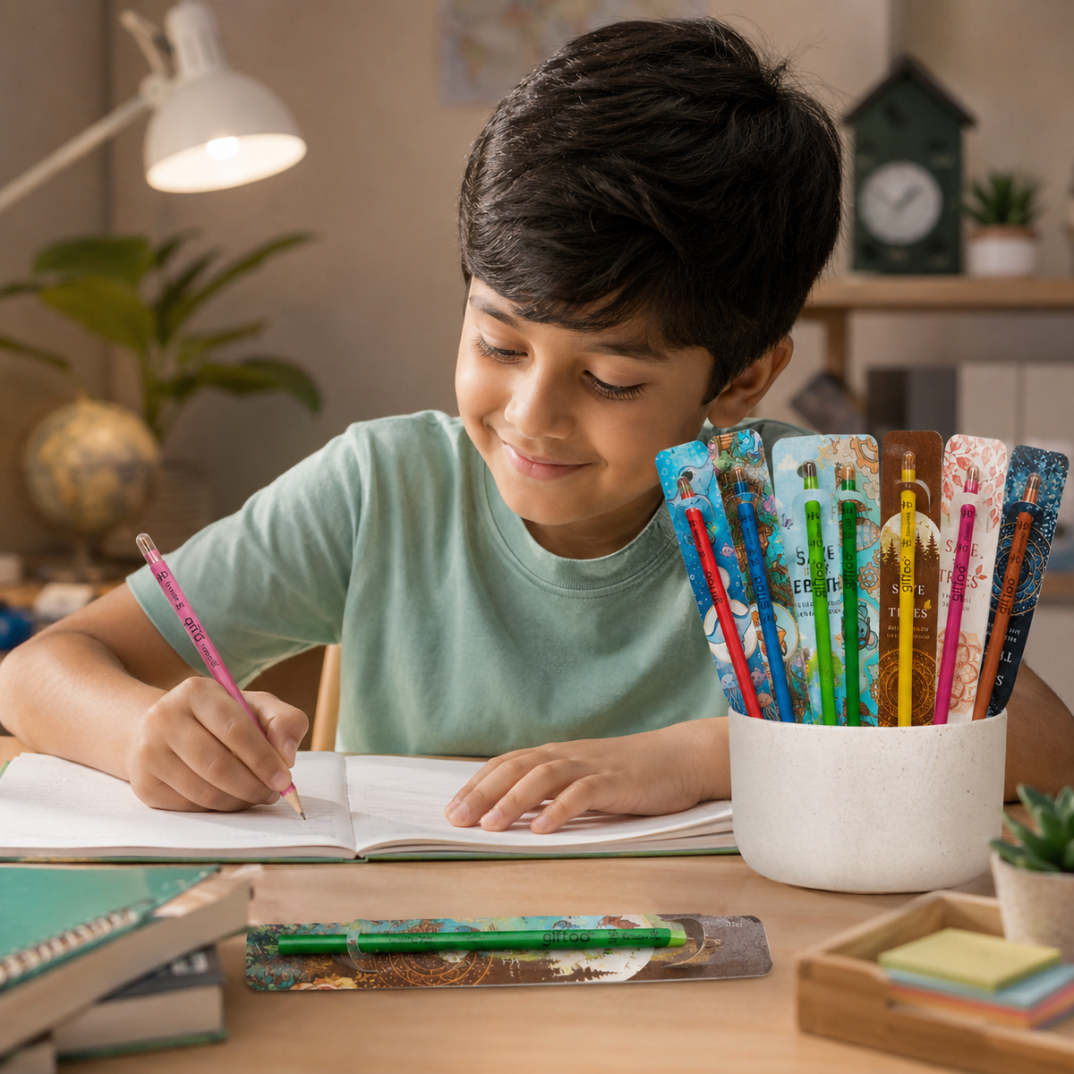 Plantable Seed Pencil | 2B Extra Dark Recycled Paper Eco-Friendly Corporate Gift