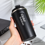 Personalized 510ml Vacuum Coffee Mug – Name Engraved Employee Gifts