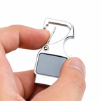 Metal Keychain with Leather Strap & Bottle Opener – Business Gifting
