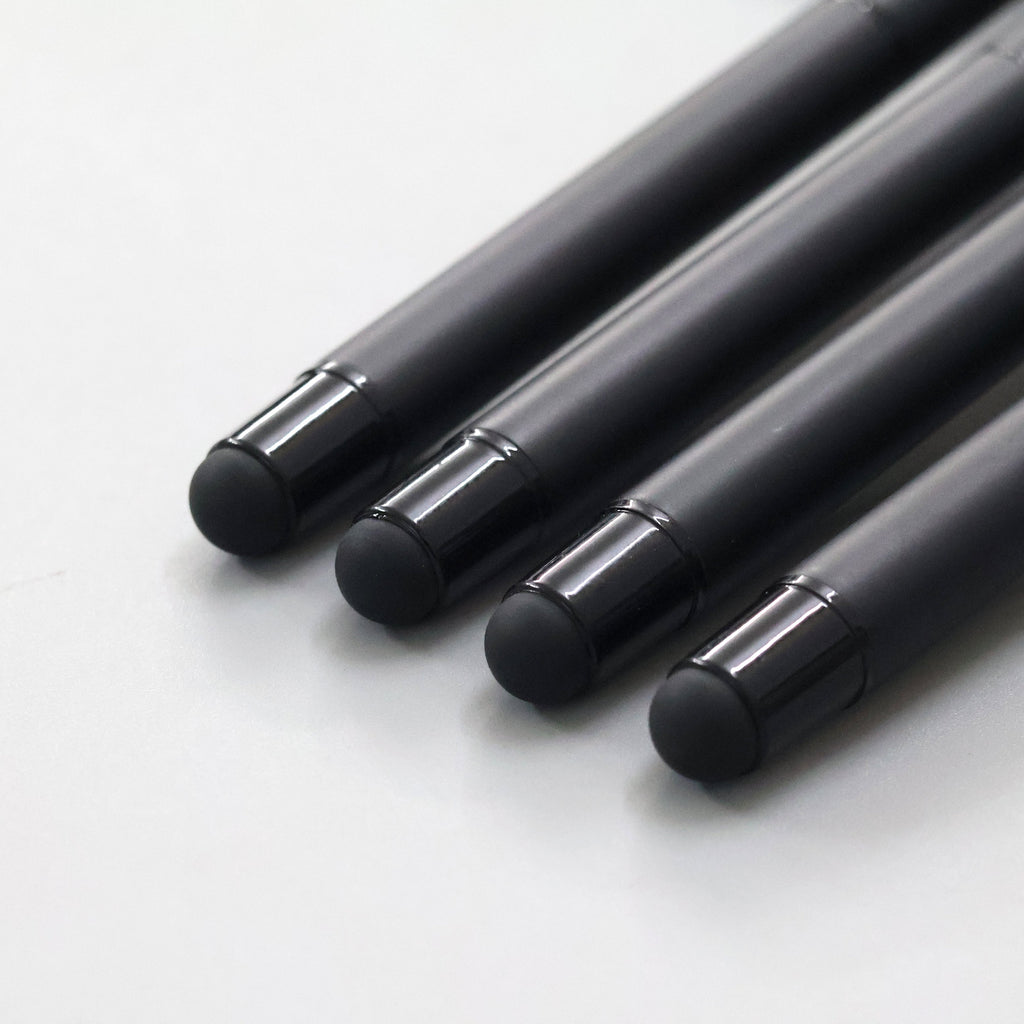 Personalized Sleek Matte Black Pen and Stylus - Corporate, Personal Gift