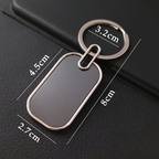 Branded Metal Keychain – Custom Name & Logo Engraving