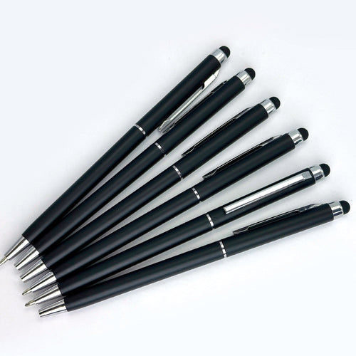 2-in-1 Metal Stylus Ballpoint Pen | Customised Pen with Name & Logo - Corporate Gift