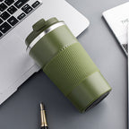 Stainless Steel Vacuum Coffee Mug with Sleeve 510ml
