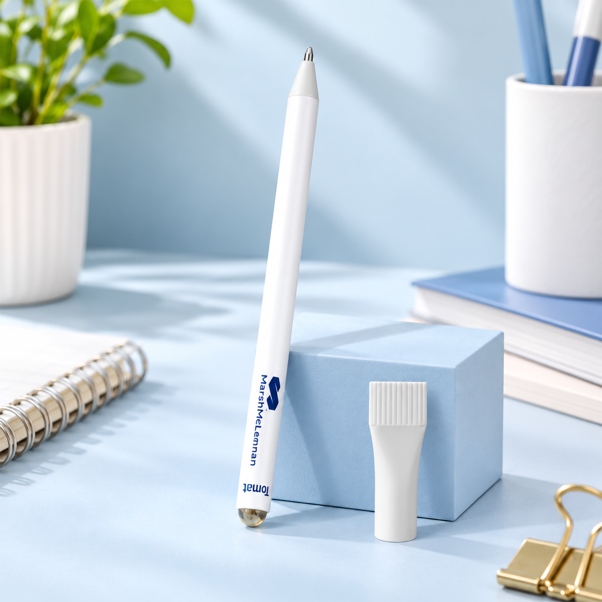 Plantable Pen – Full Customised White Eco-Friendly Writing Pen