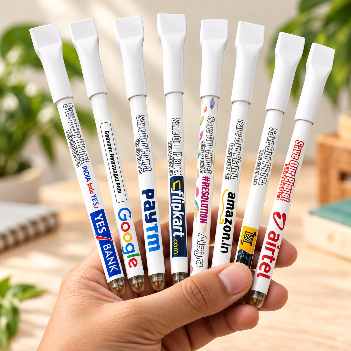 Plantable Pen – Full Customised White Eco-Friendly Writing Pen