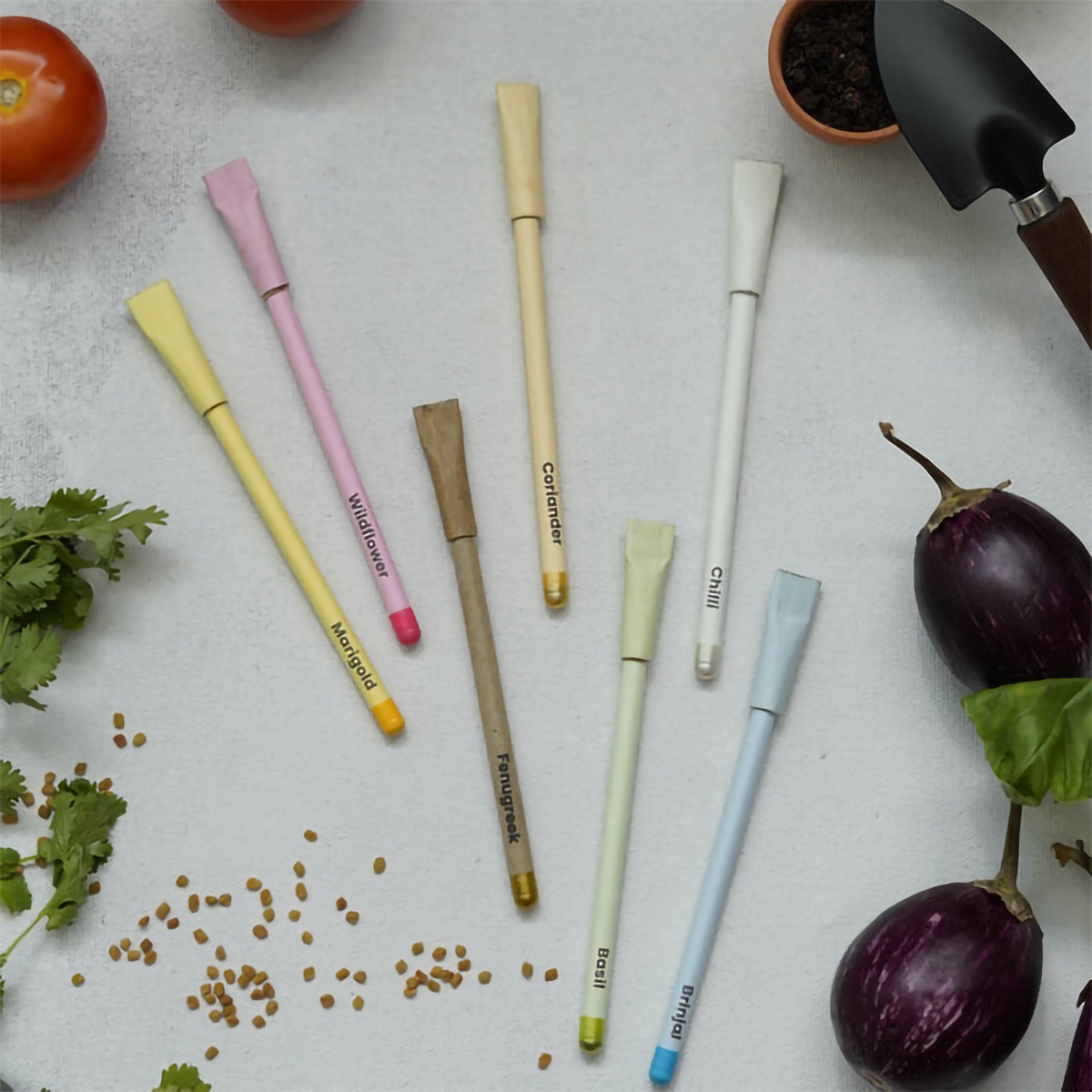 Plantable Seed Pen | Multicolor Recycled Paper Eco-Friendly Pen