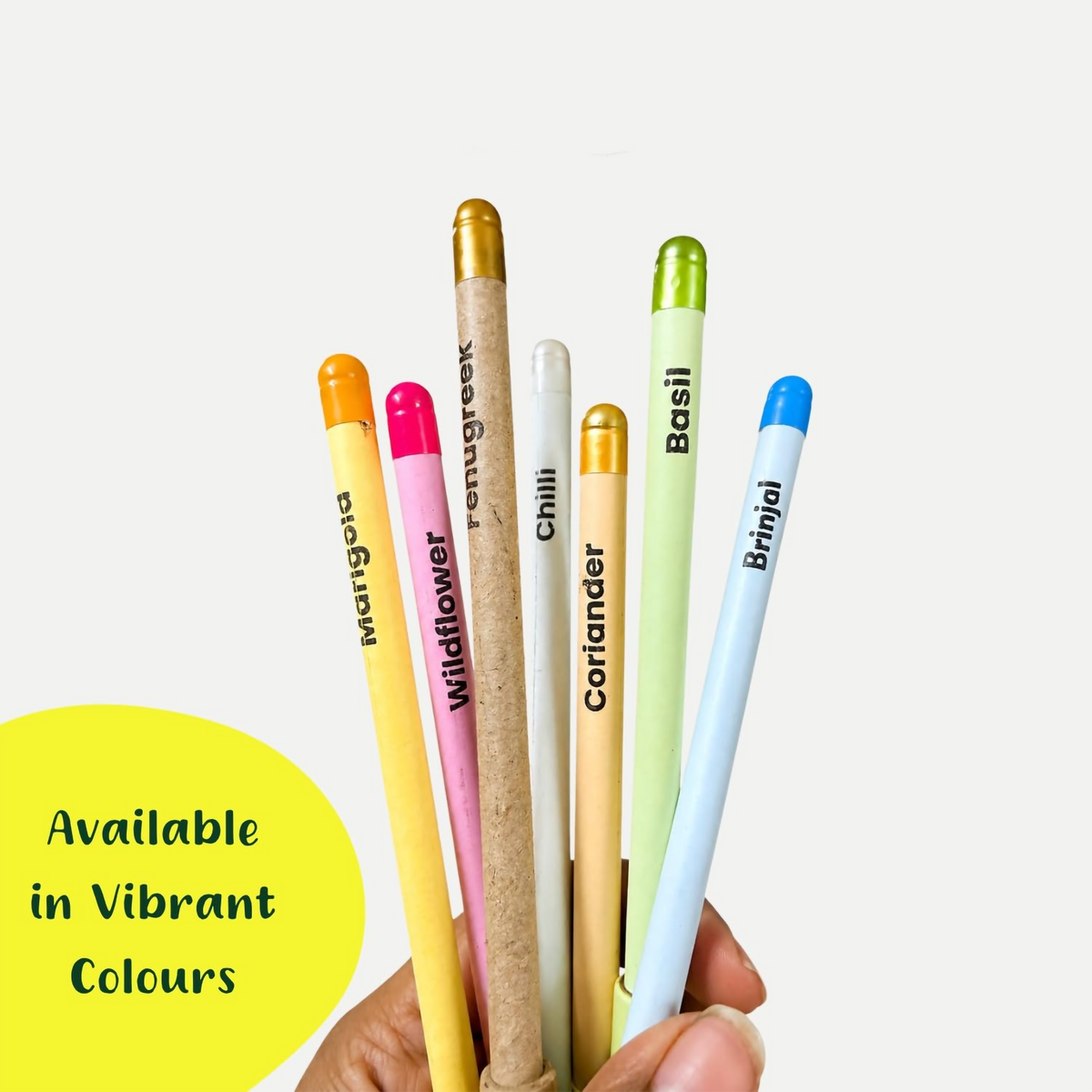 Plantable Seed Pen | Multicolor Recycled Paper Eco-Friendly Pen