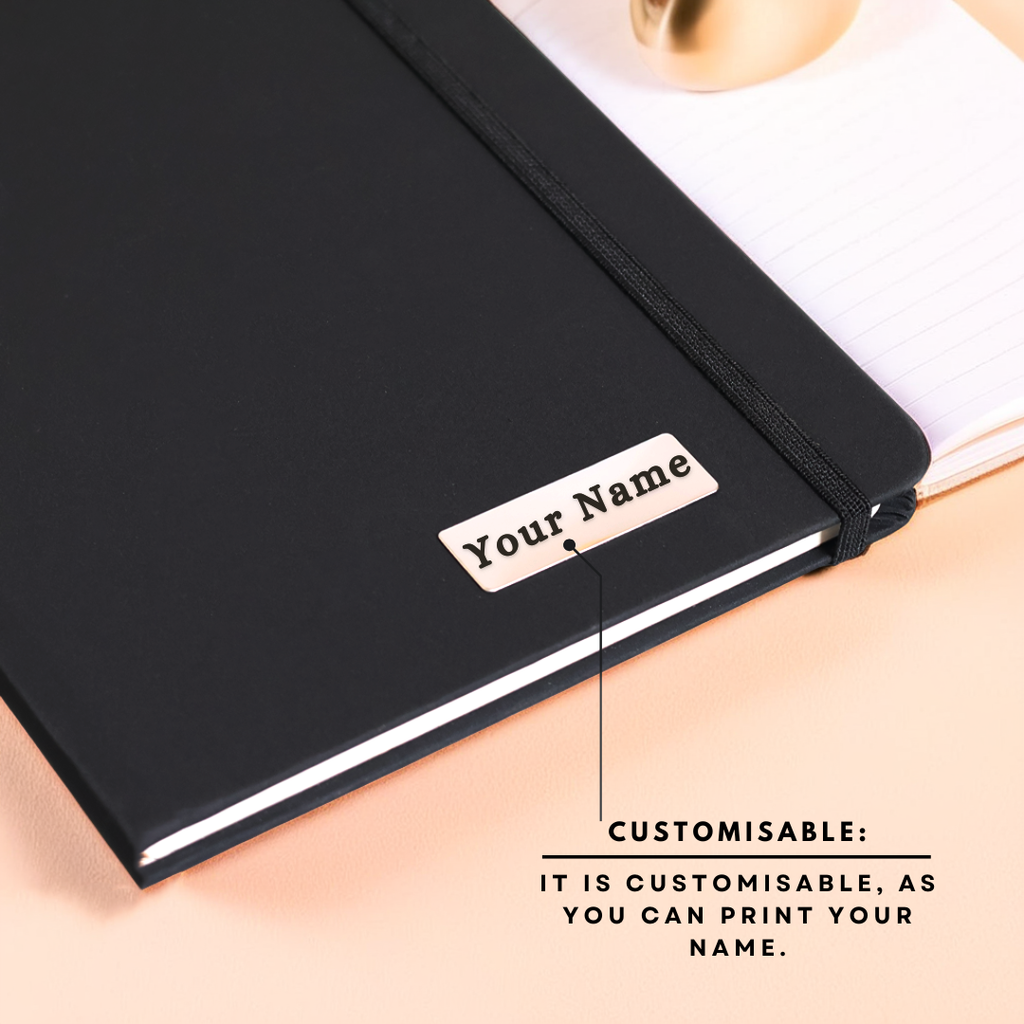 Personalized A5 Notebook - Black