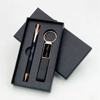 Business Gift Duo – Personalized Pen & Keychain Set